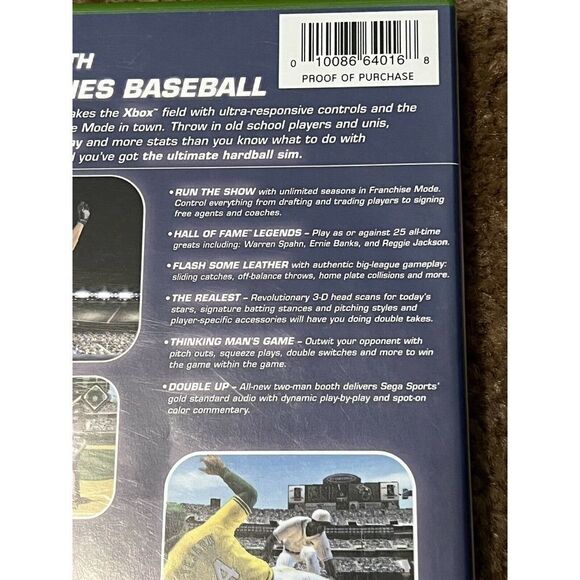 World Series Baseball (Microsoft Xbox 2002) Complete W/manual - Picture 5 of 10